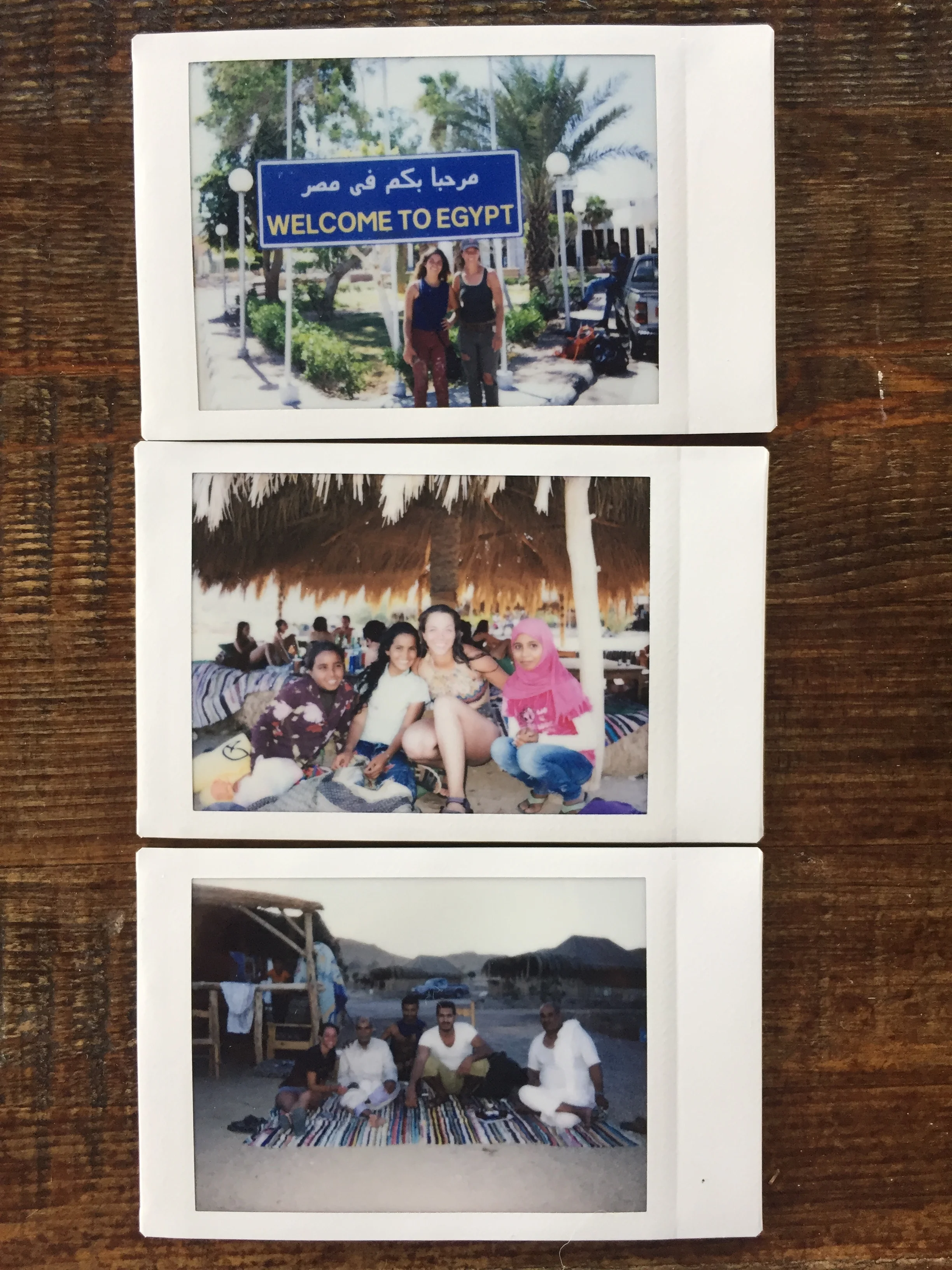 Instax that I photographed and passed out to the locals. 