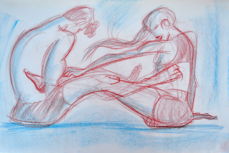 Mixed Martial Arts Gesture Drawing