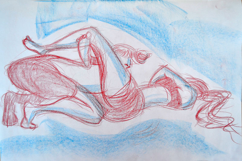 Mixed Martial Arts Gesture Drawing