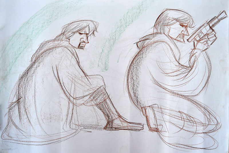 Jedi Gesture Drawing