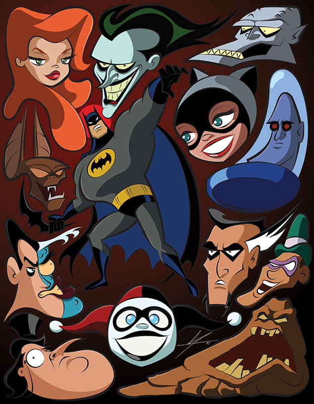 25th Anniversary of Batman: The Animated Series Fan Art — IAMO | Cartoonist  & Character Designer