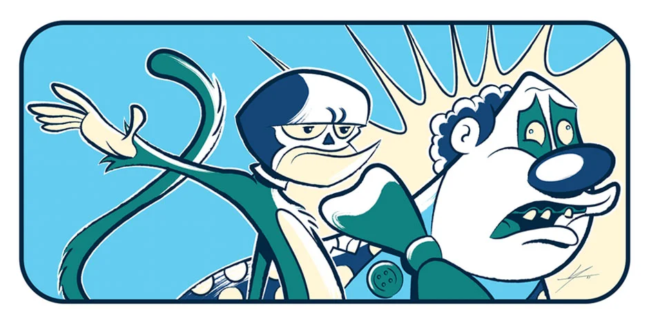 Nerdmigos: Jack The Monkey Vs. Creepy Clown