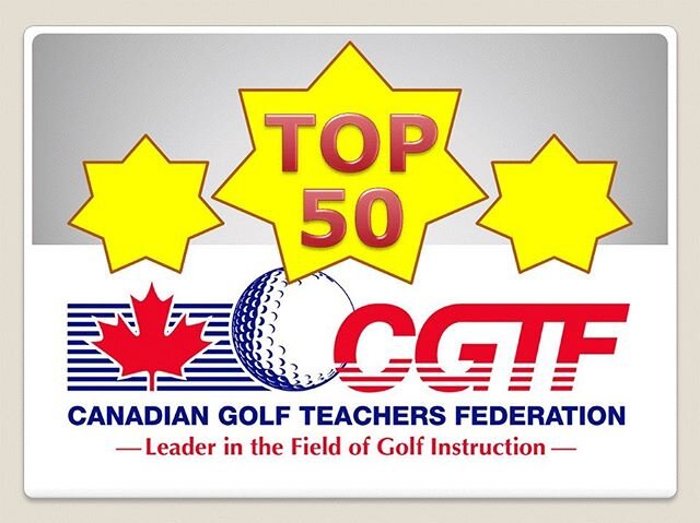 Feeling grateful as I am included in top 50. Proud moment! A positive note during these hard times  #thankful #golf #golflife #golfswing #golfinstruction #golftraining #novascotia #canada #cgtf #top50 #golfcoach #golfer #halifax