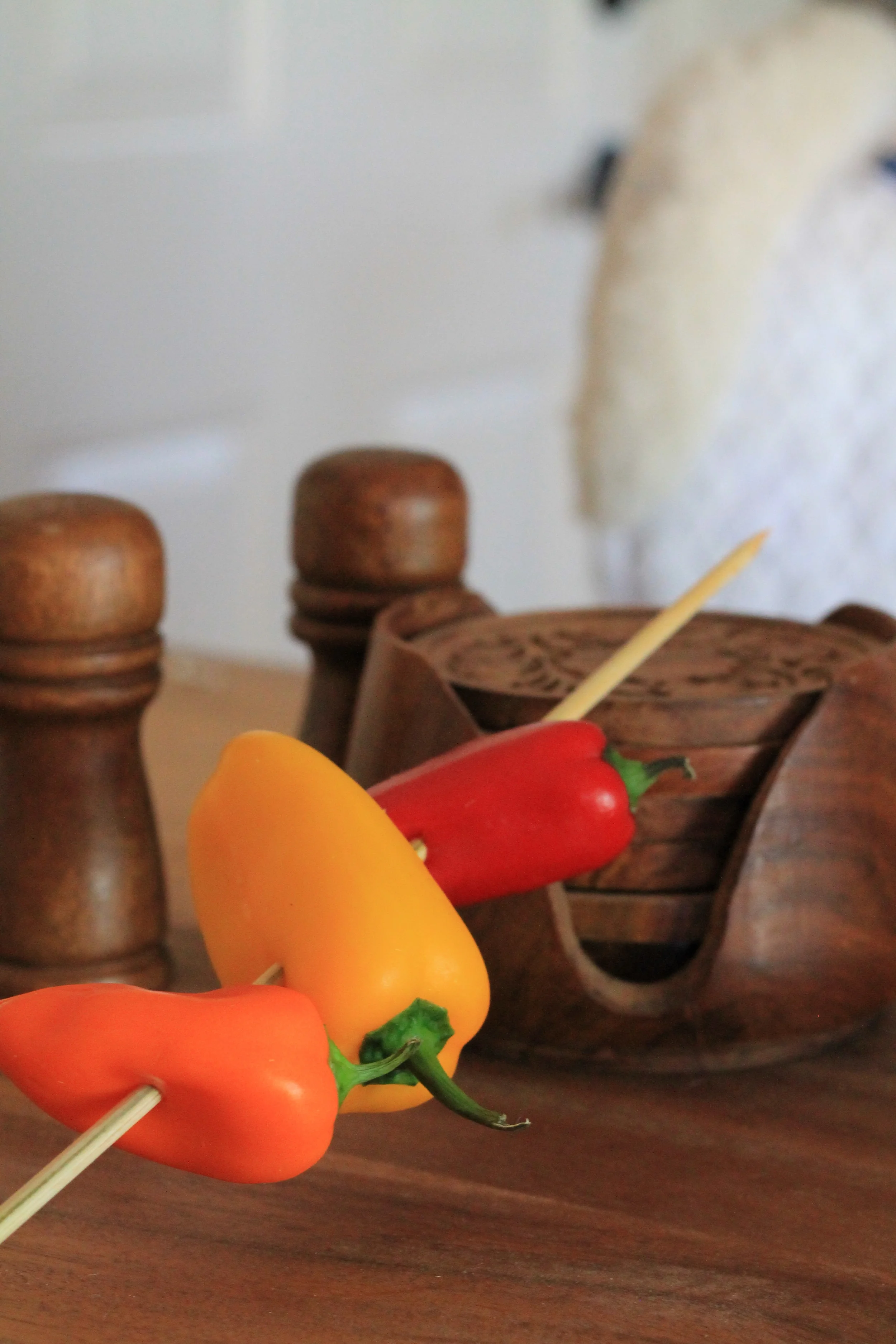 Juicy. Crunchy. Pop in Your Mouth. Mini Sweet Peppers.
