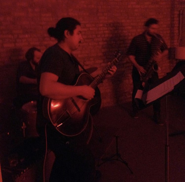 Ishmael Ali practicing in the West Logan Square studio
