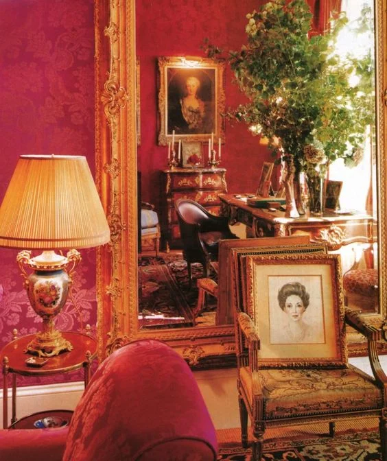 Carolina Herrera's design in her own home.