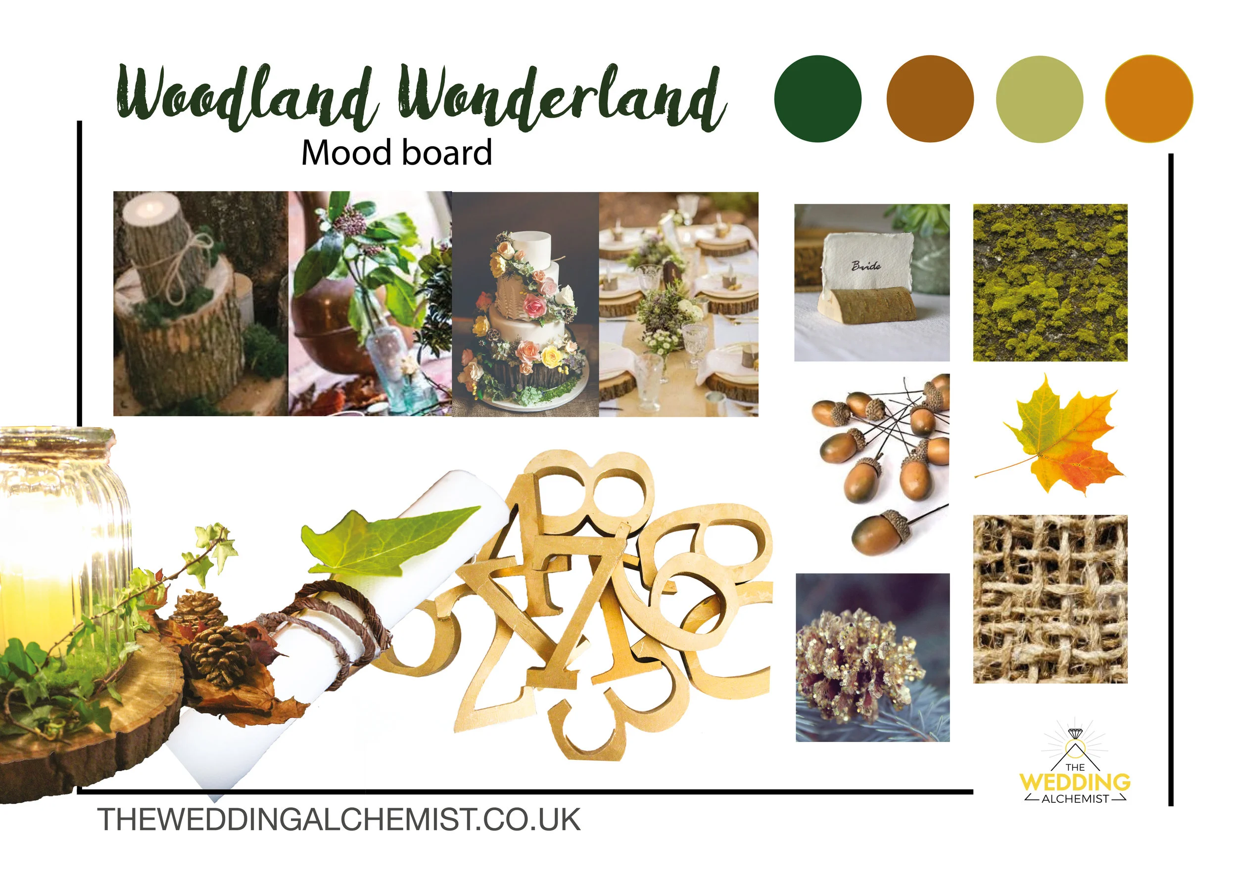 It all starts with a presentation board or Pinterest board to gather your ideas to make sure all the elements of your wedding are exactly what you want.