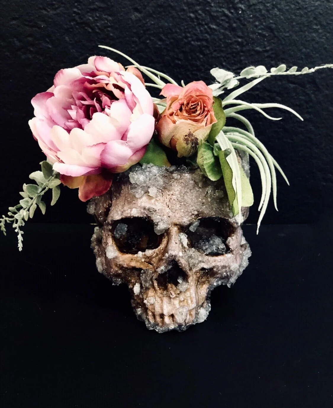 Skull vase by Sarah Raskey