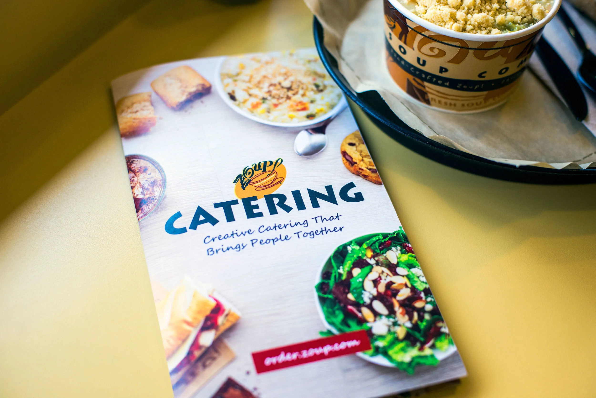 Catering Menu Redesign and Art Direction