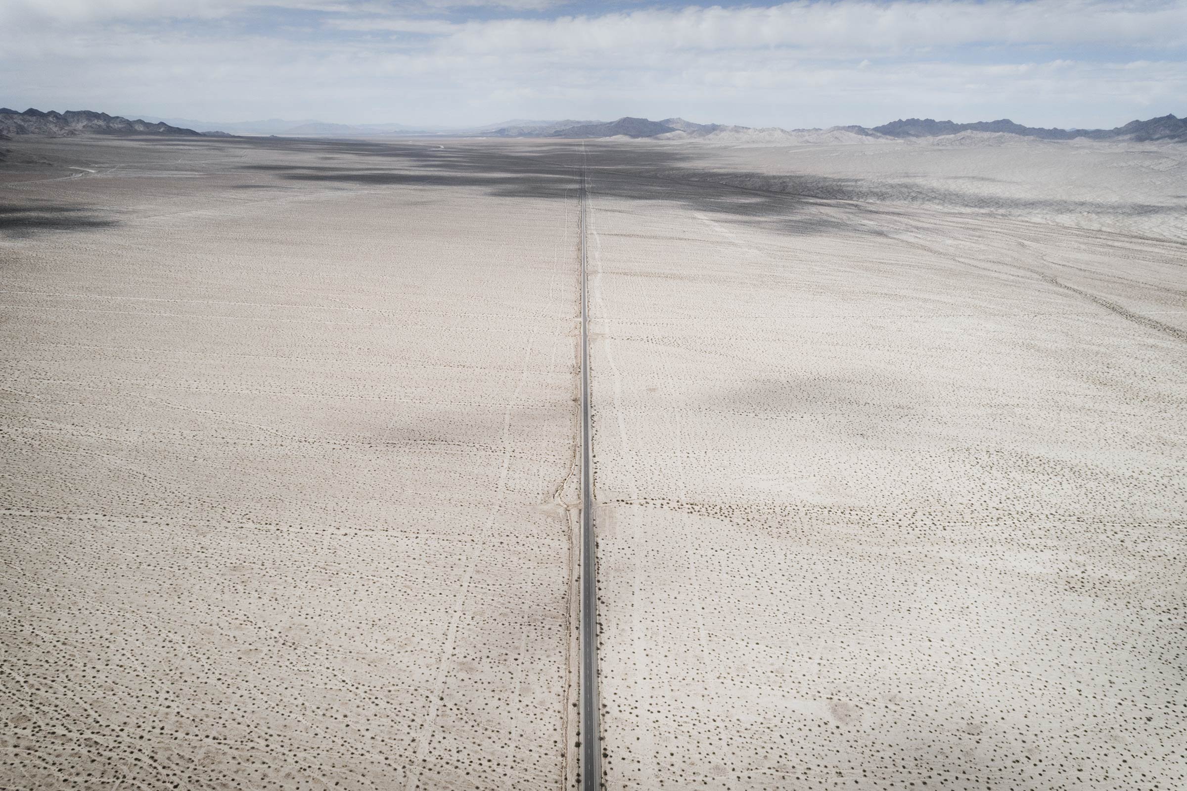   The way to new home (Desert Center, California)  