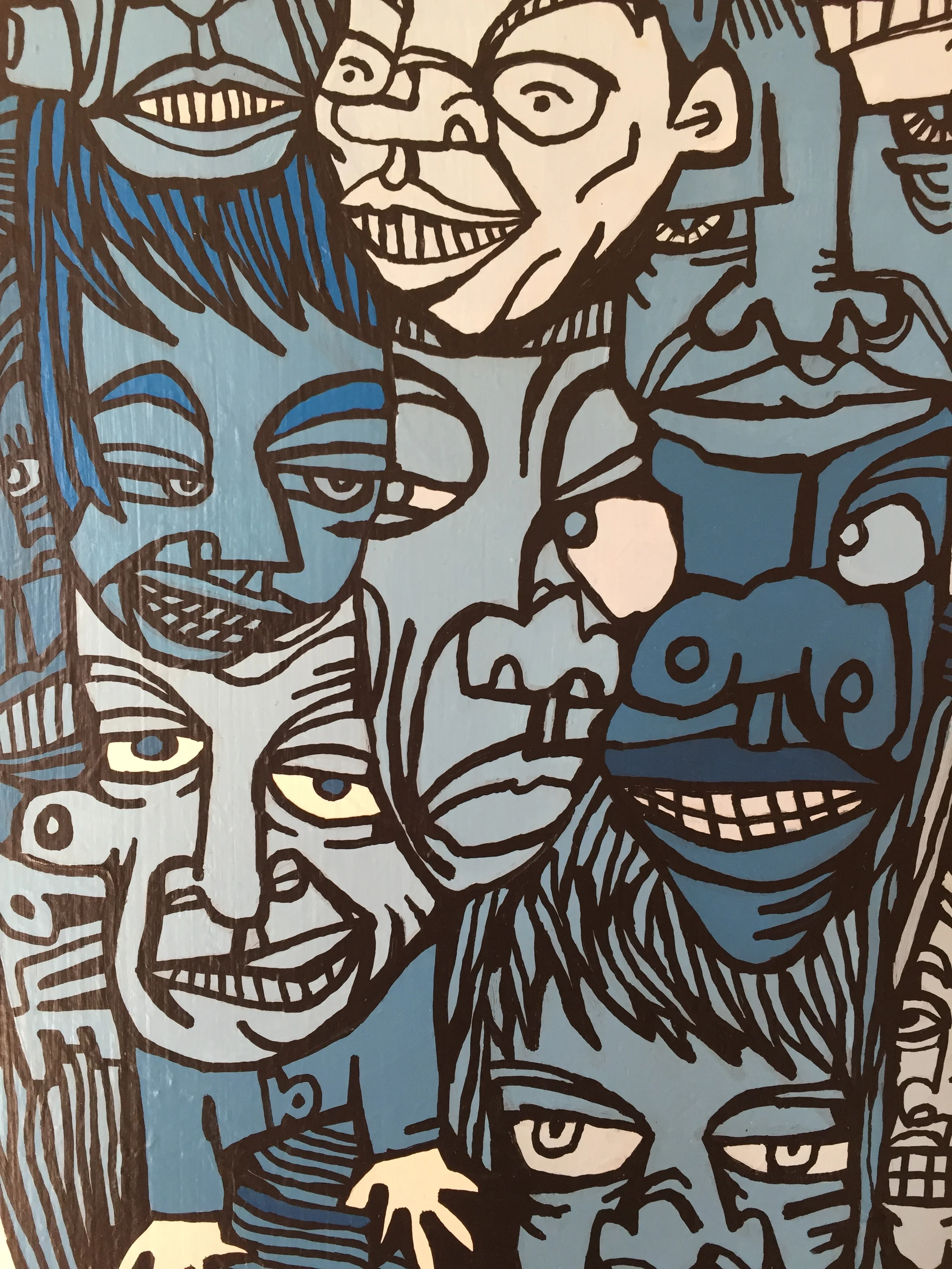 Painting by artist, rapper and my brother from another mother, Moe Pope