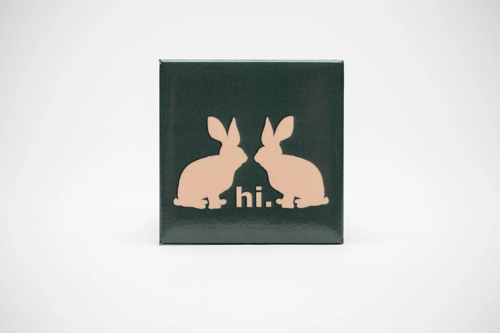 Hi Bunnies Magnet