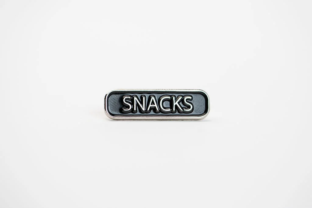 Snacks Enamel Pin