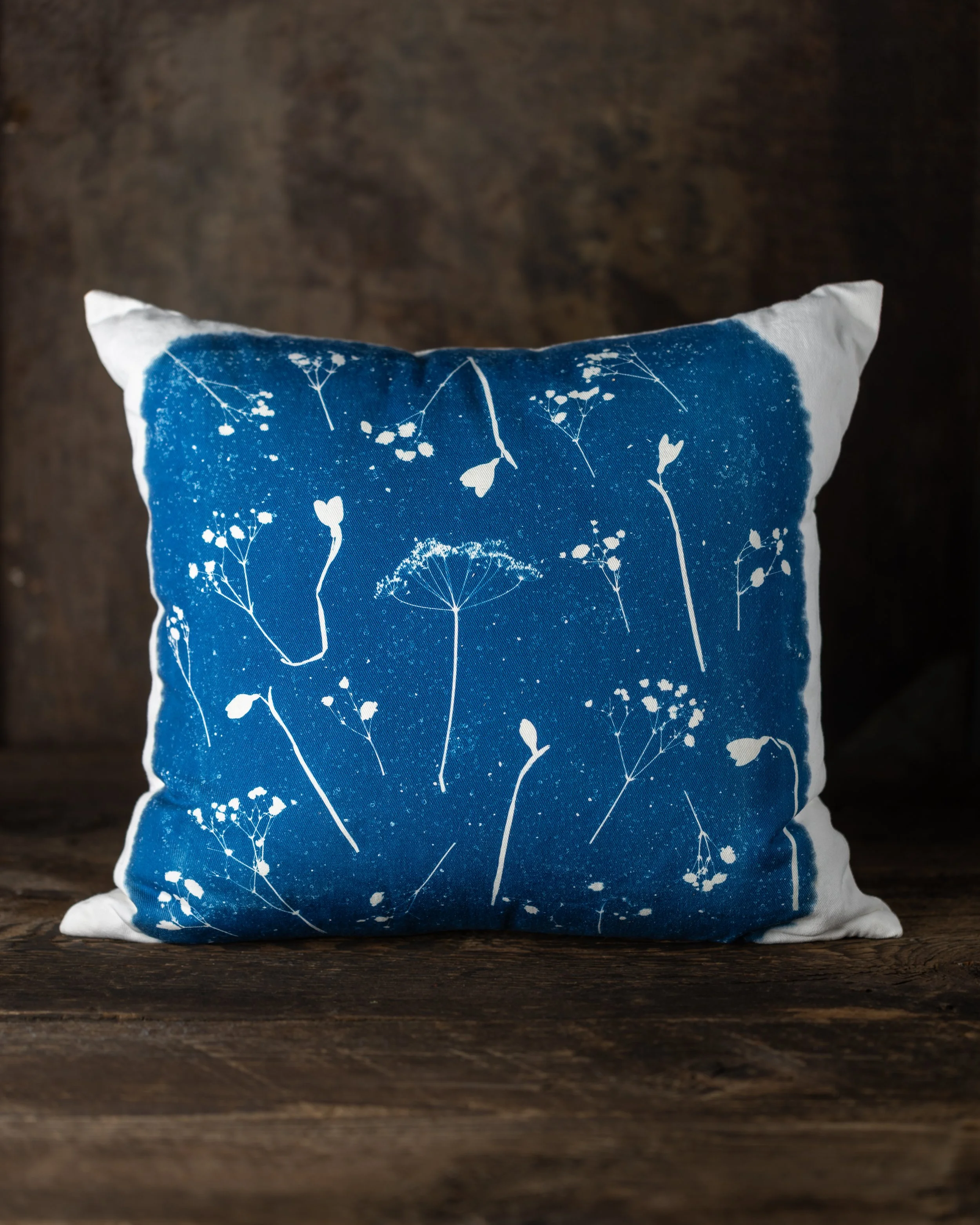 Cyanotype Pillow- #1