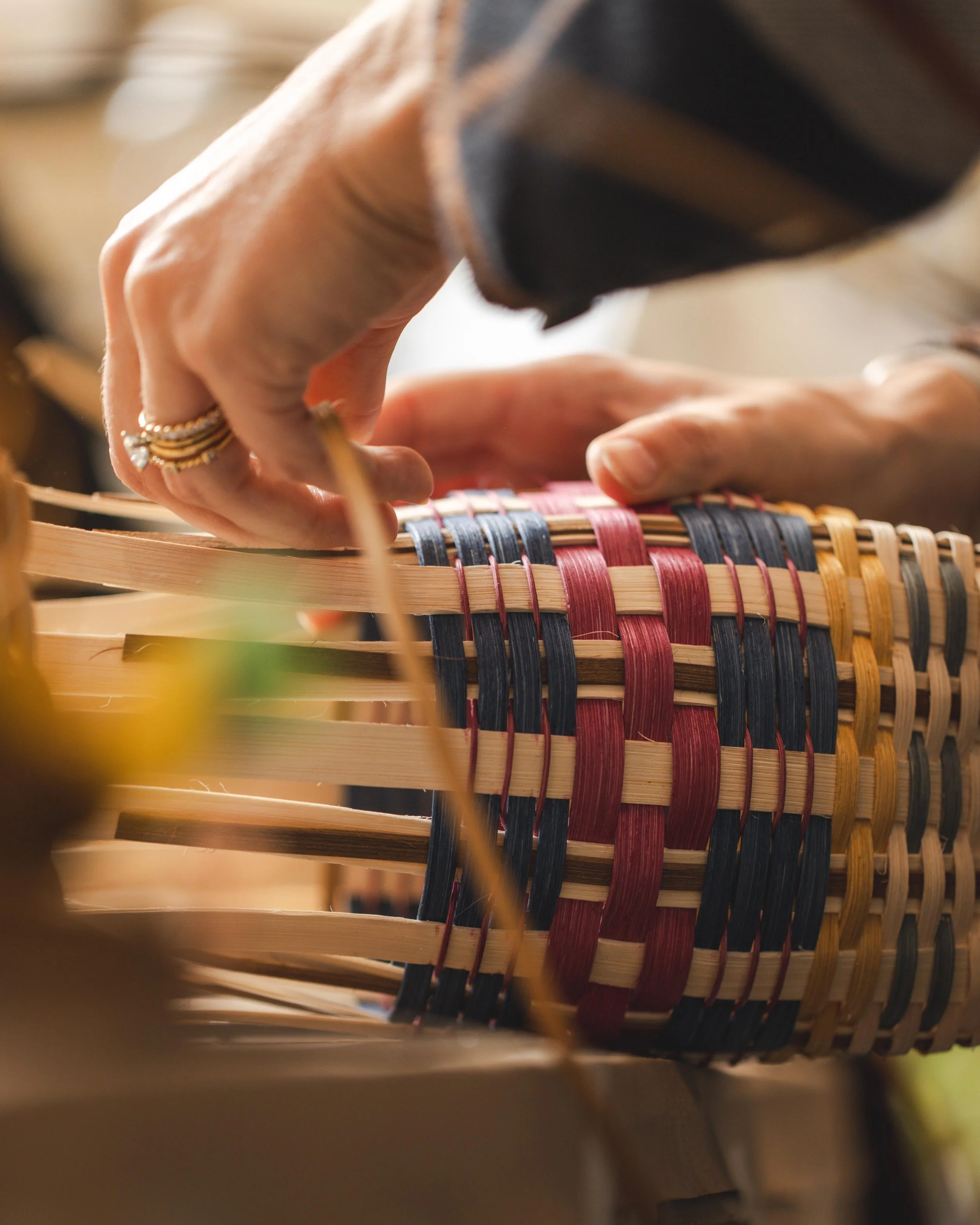 Naturally Dyed Basket Weaving Workshop- 2 Days, Mon, AUG. 3rd and Weds. AUG. 5th, 6 PM-9 PM