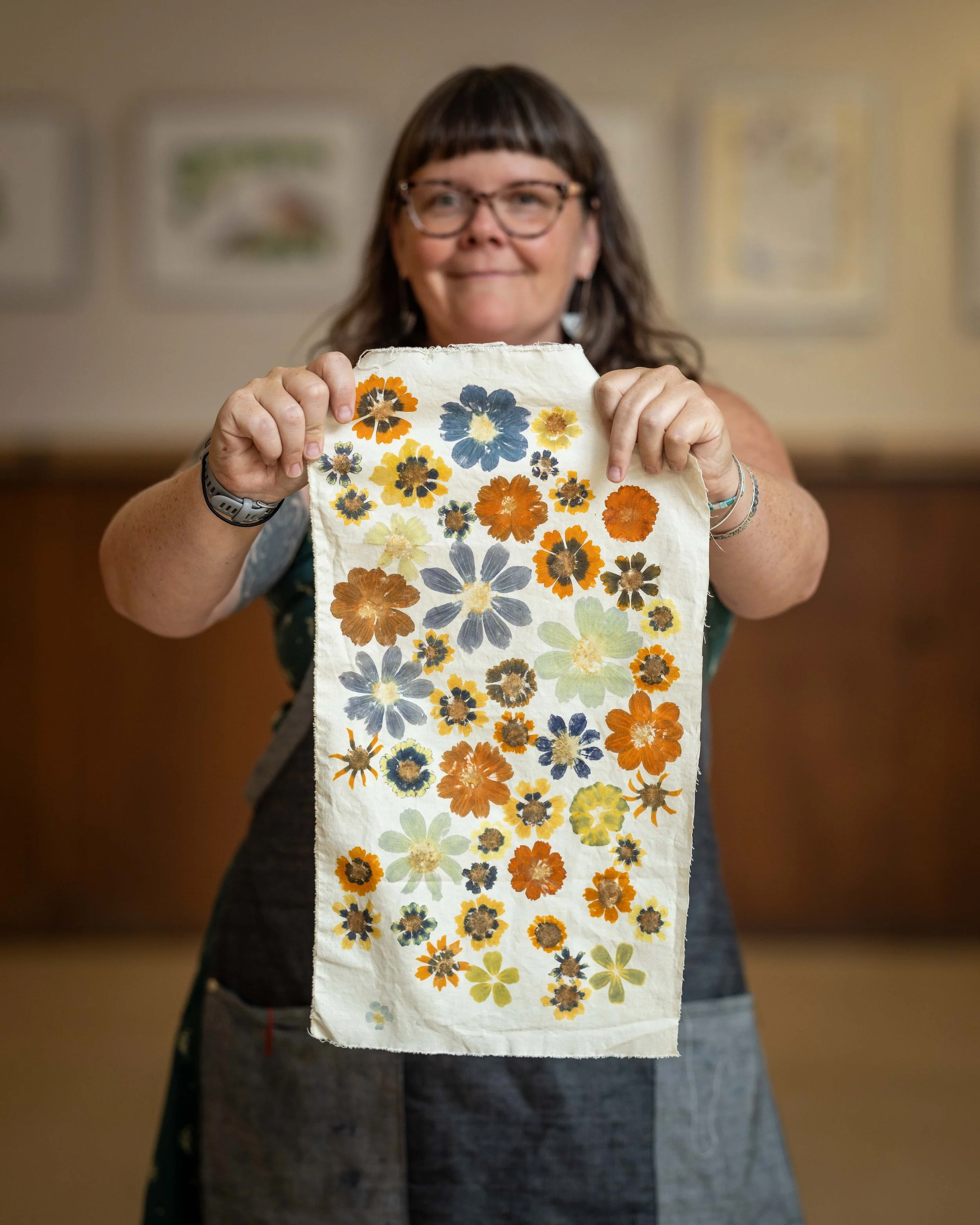 Flower Pounding / Printing  Workshop- Tuesday, August 11th, 6-8:30 PM