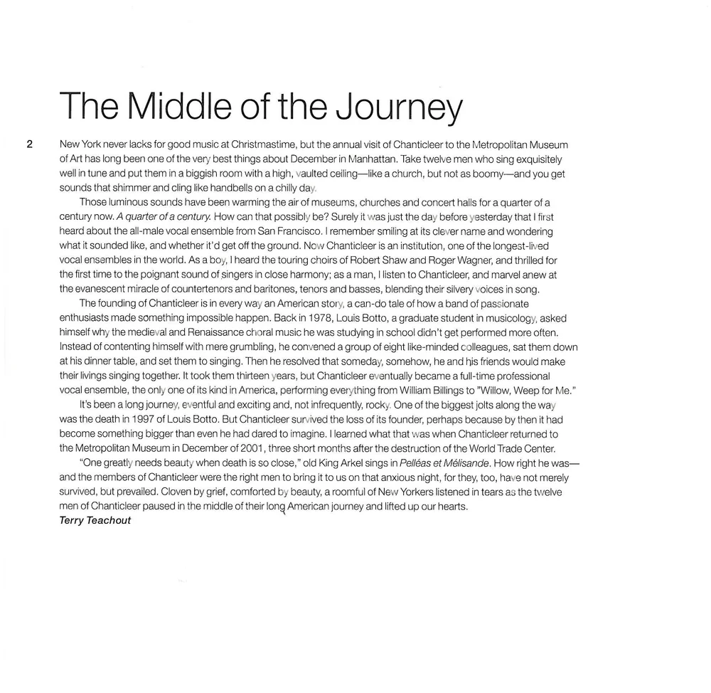 Our American Journey Chanticleer