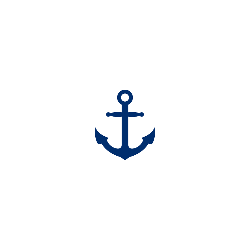 3 Anchor Icon Set