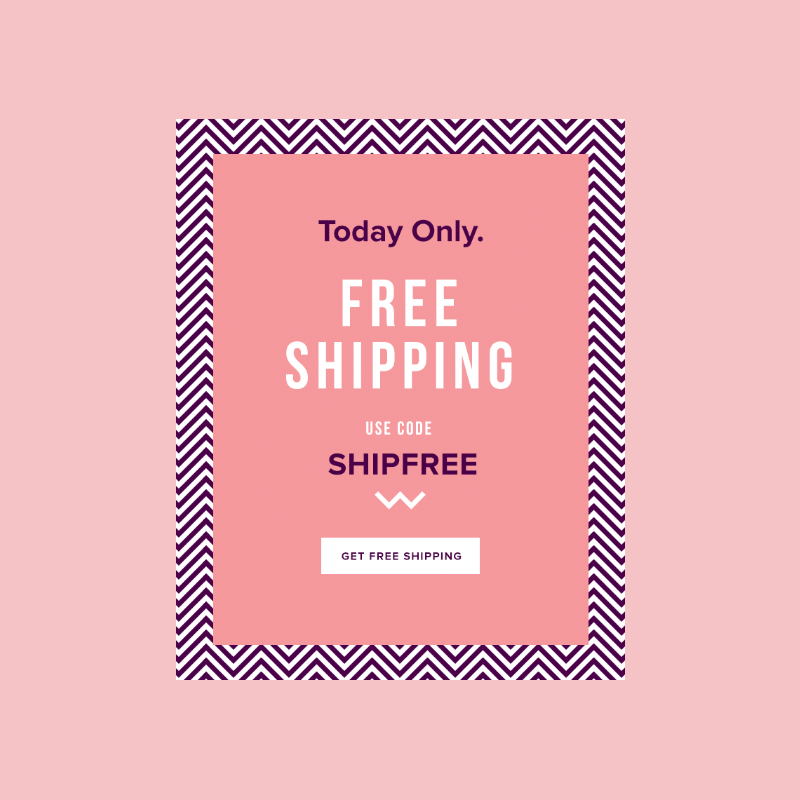 Free Shipping Email Banner Template Creative Rooster