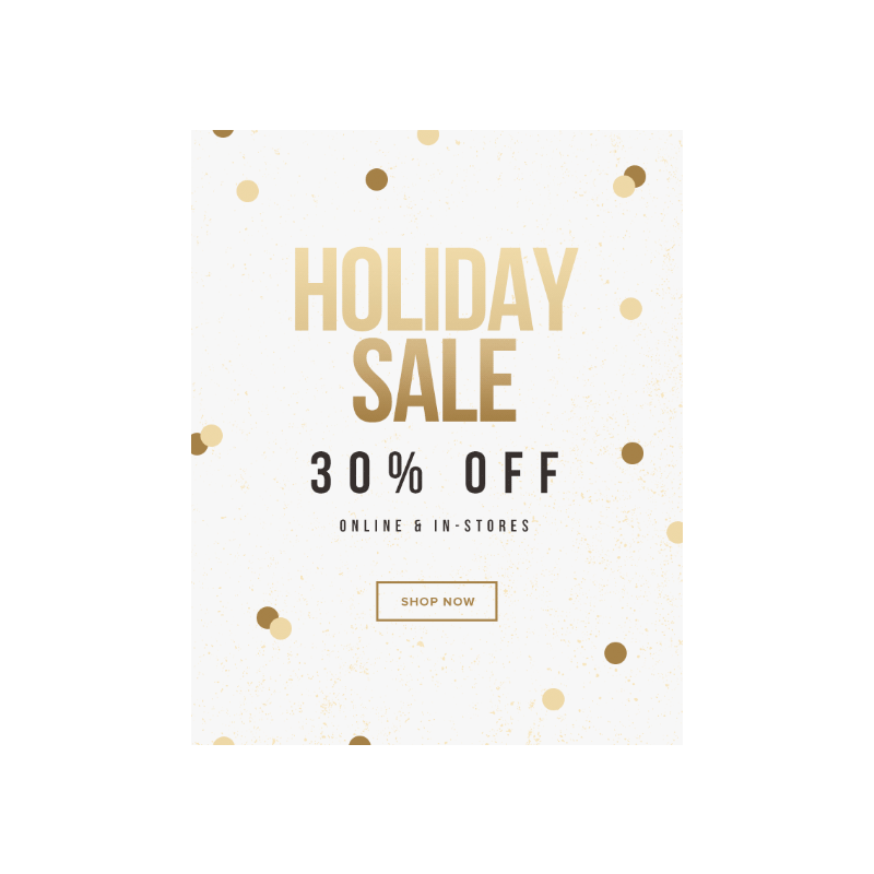 Holiday Sale Email Banner Template