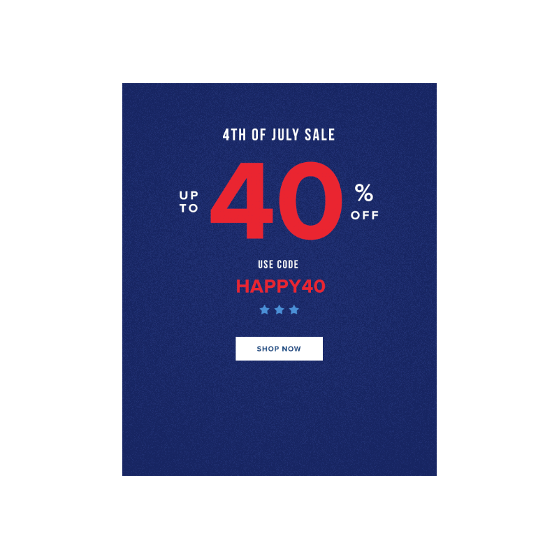 4th of July Email Banner Template
