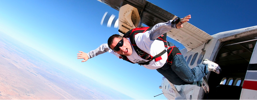 Peter Shankman and his favorite activity.
