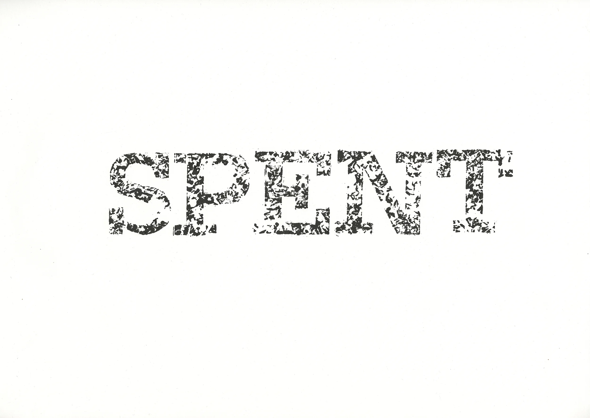 Printed 6 pica Grain Type specimen.