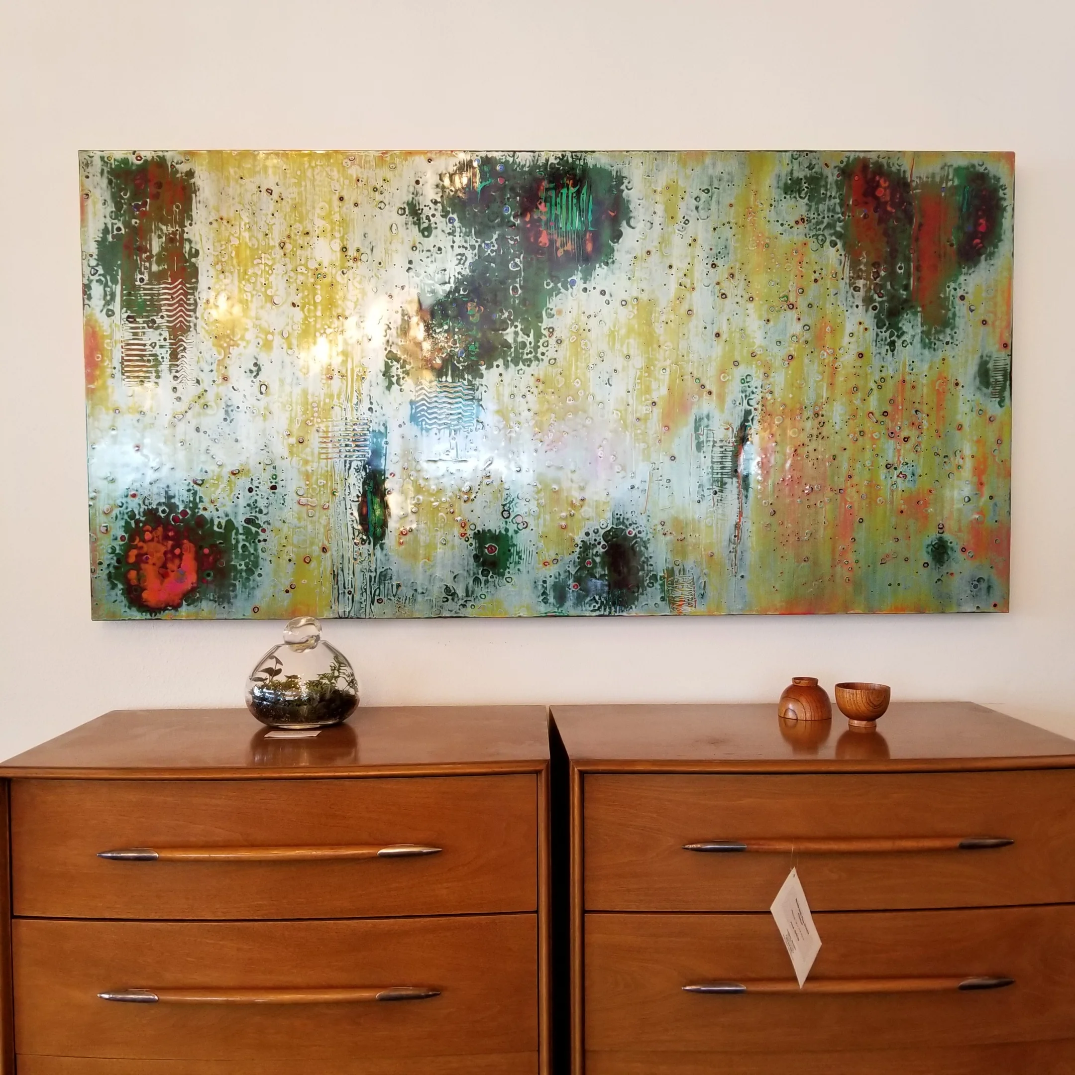 Come browse our incredible collection of local art, like this gorgeous piece from Tappen Studios.