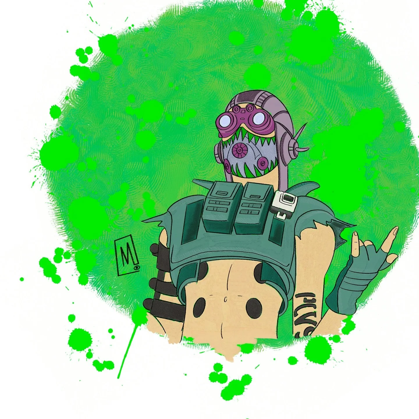 Inktober. 2025.08. &ldquo;Reckless&rdquo;.
A day late&hellip;.I had a hard time with this one. I started about 10 different drawings but couldn&rsquo;t commit to anything. All day I kept hearing my inner voice saying &ldquo;reckless and full of wreck