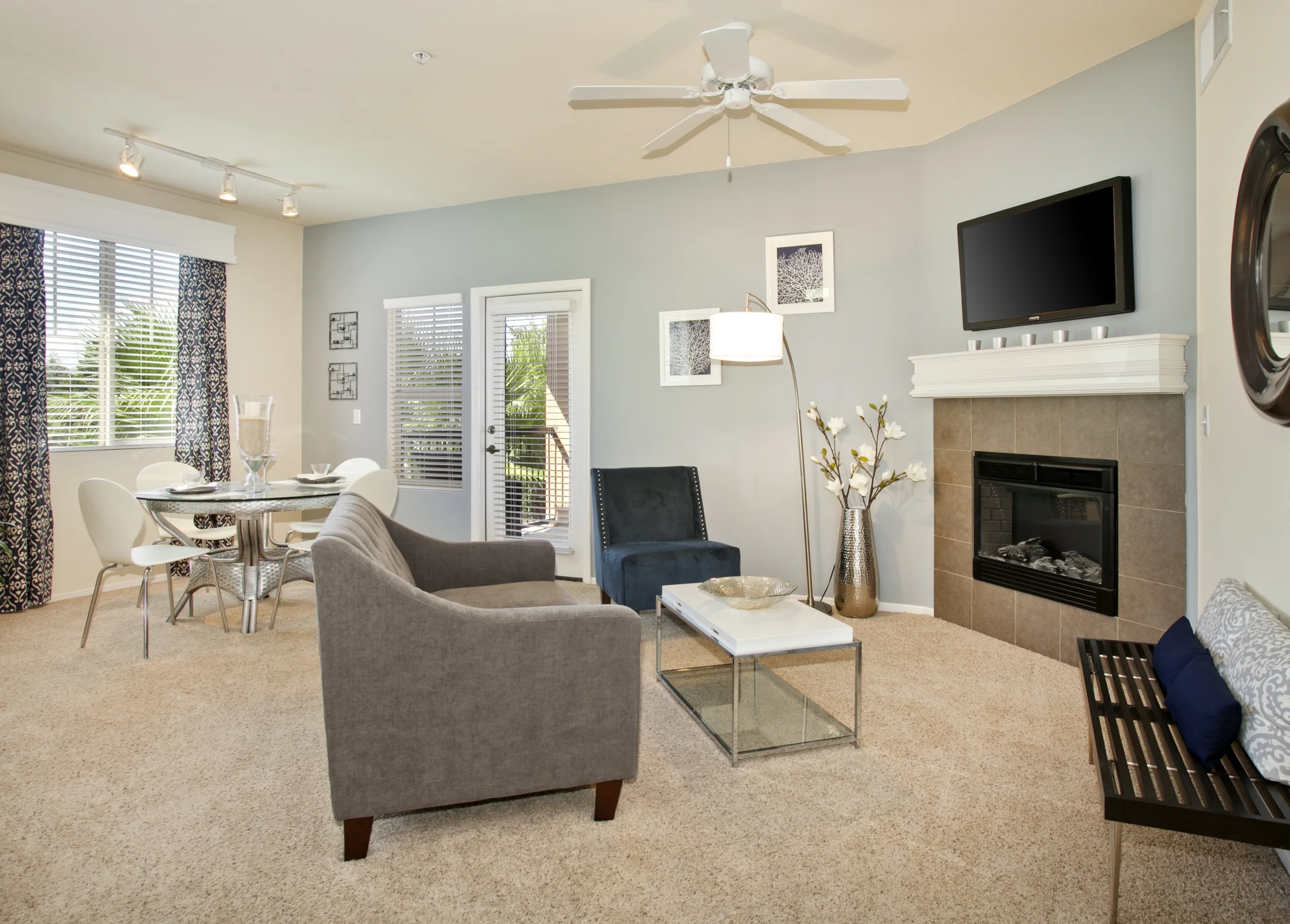 Lounge Area & Living Room