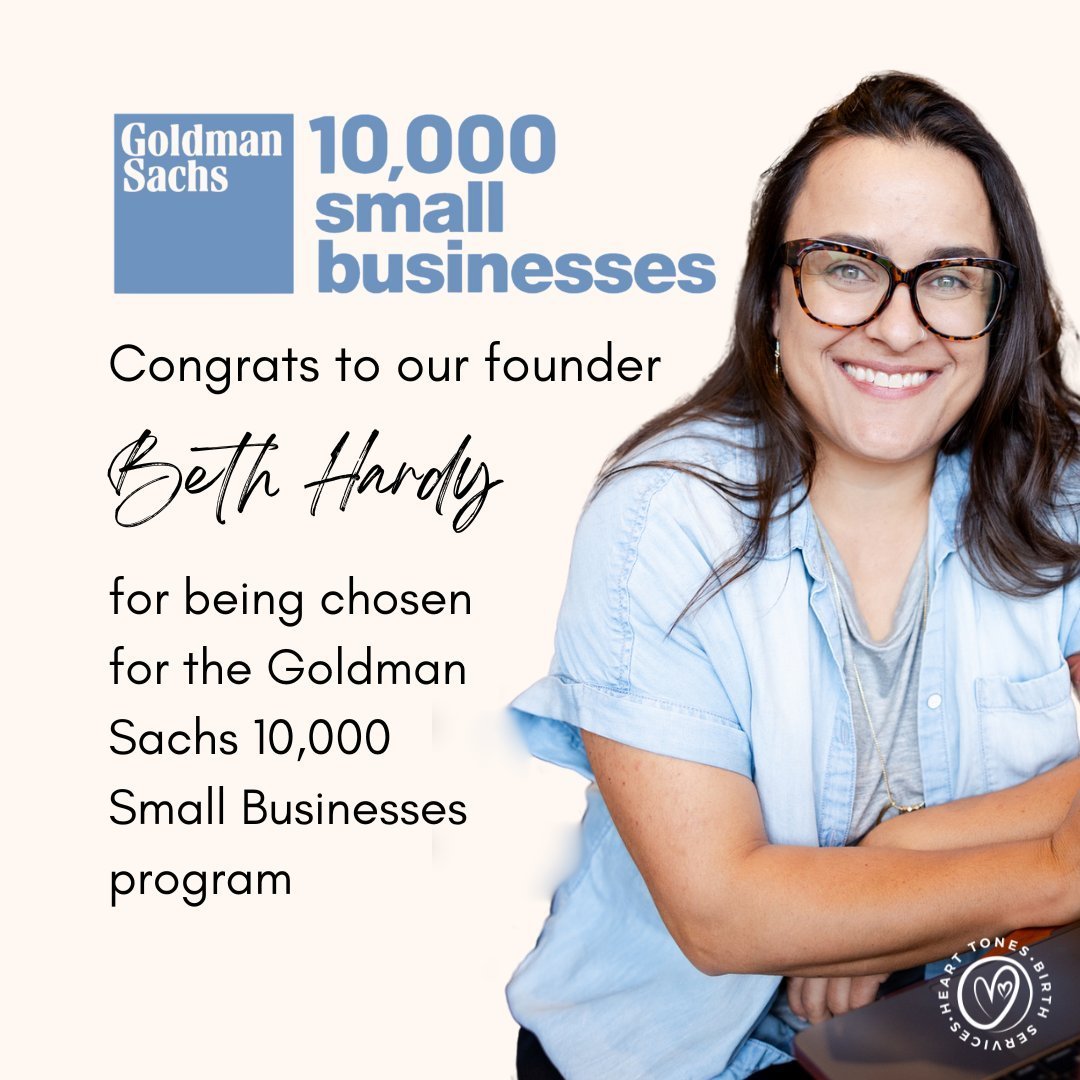 We're thrilled to announce that our founder, Beth Hardy, has been accepted into the Goldman Sachs 10,000 Small Business fellowship! This is a 3 month program where Beth will be getting in-depth business training from experts and coming up with new an