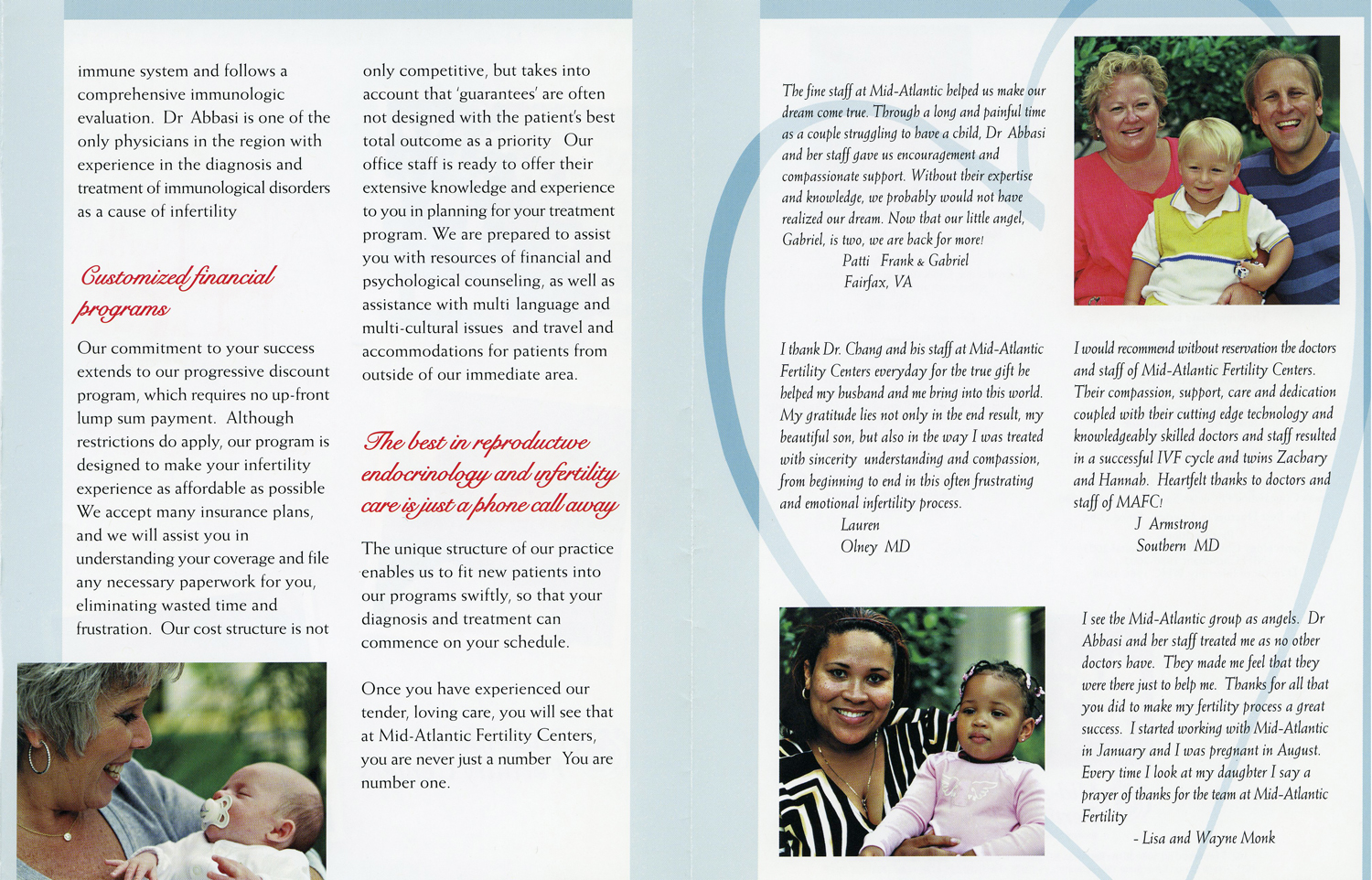 Mid-Atlantic Fertility Centers Brochure