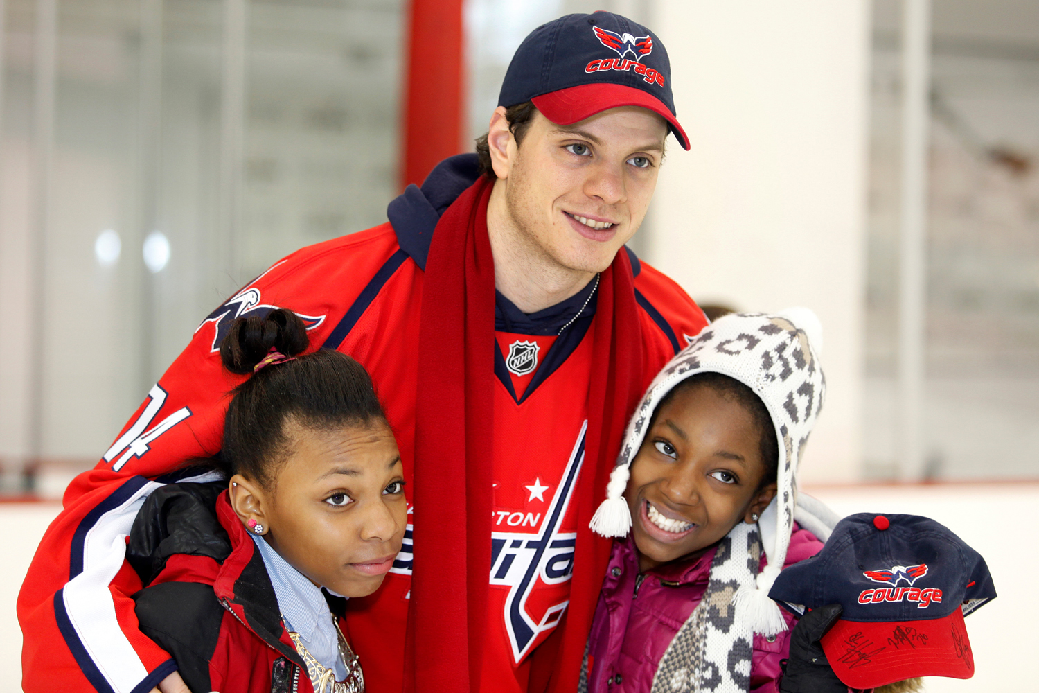 Washington Capitals Launch Courage Caps, Host Skating Party for