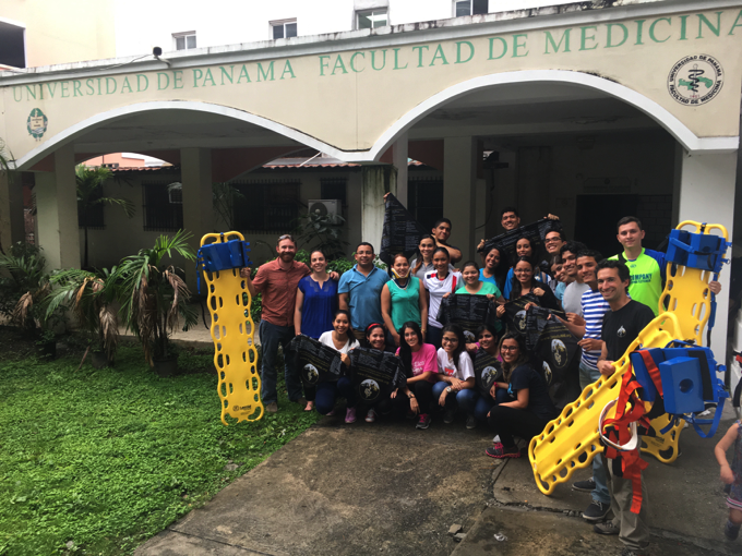 Medical students practice essential trauma skills