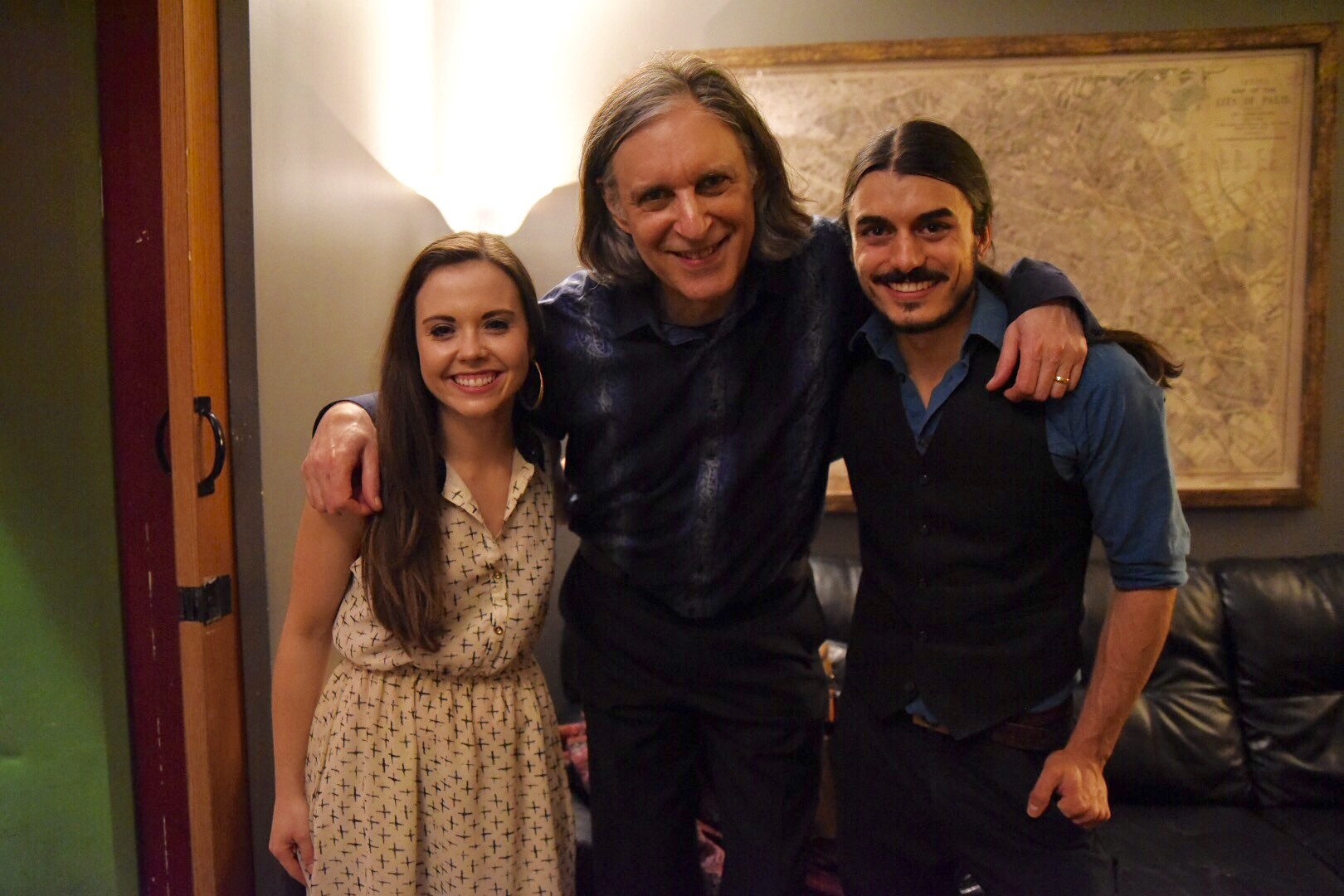 backstage with Howard Levy at City Winery Chicago