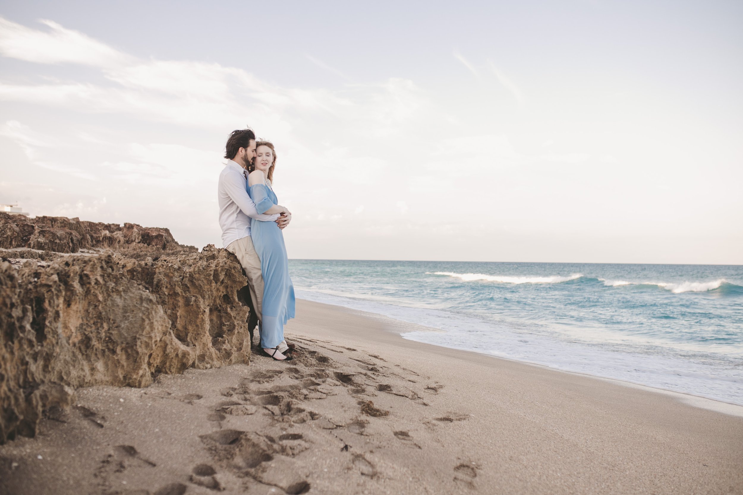 Sunset Engagement Session at The House of Refuge in Stuart, FL