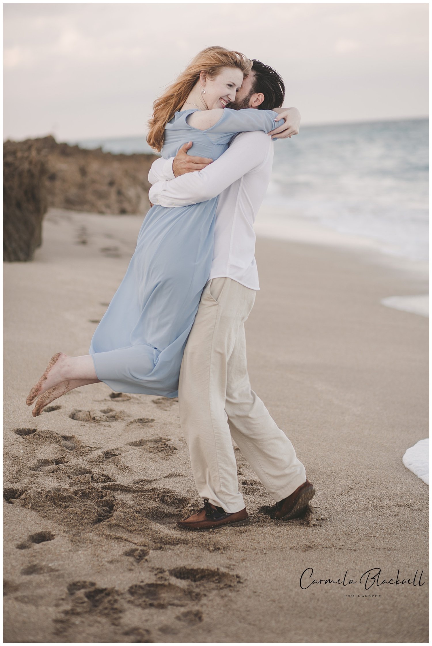 Engagement Session on the Beach in Stuart, FL