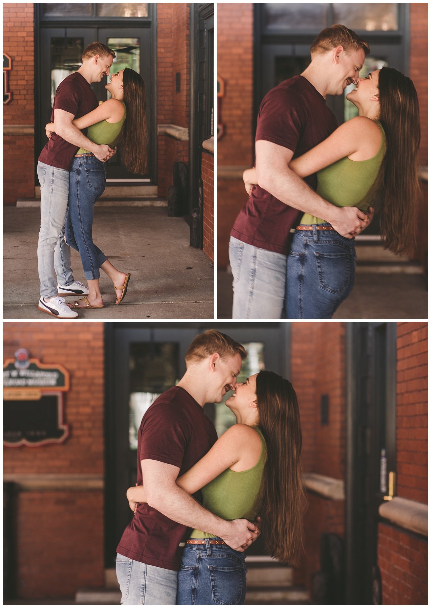 Engagement Session at The Railroad Museum in Downtown Plant City, FL