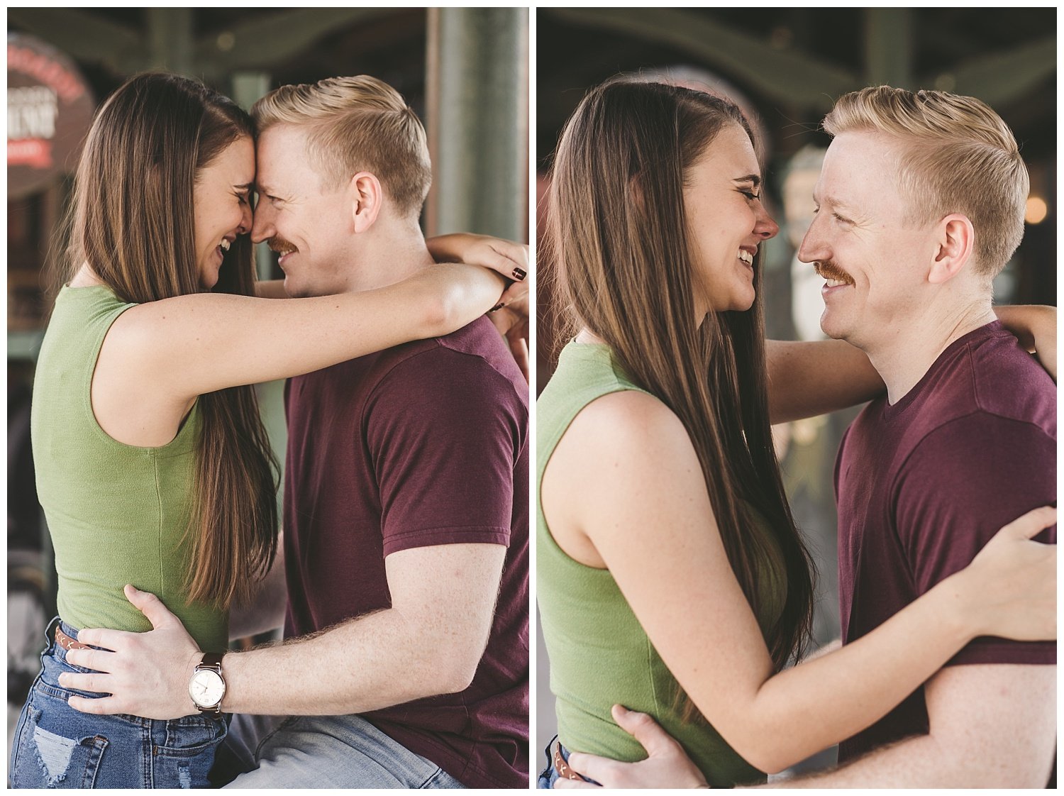 Engagement Session at The Railroad Museum in Downtown Plant City, FL