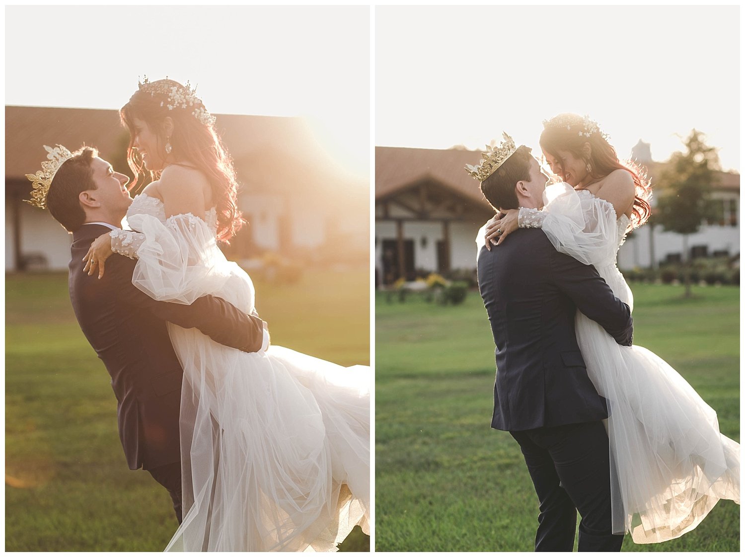 Sunset Newlywed Photos at The Sterling Venue in Minneola, FL