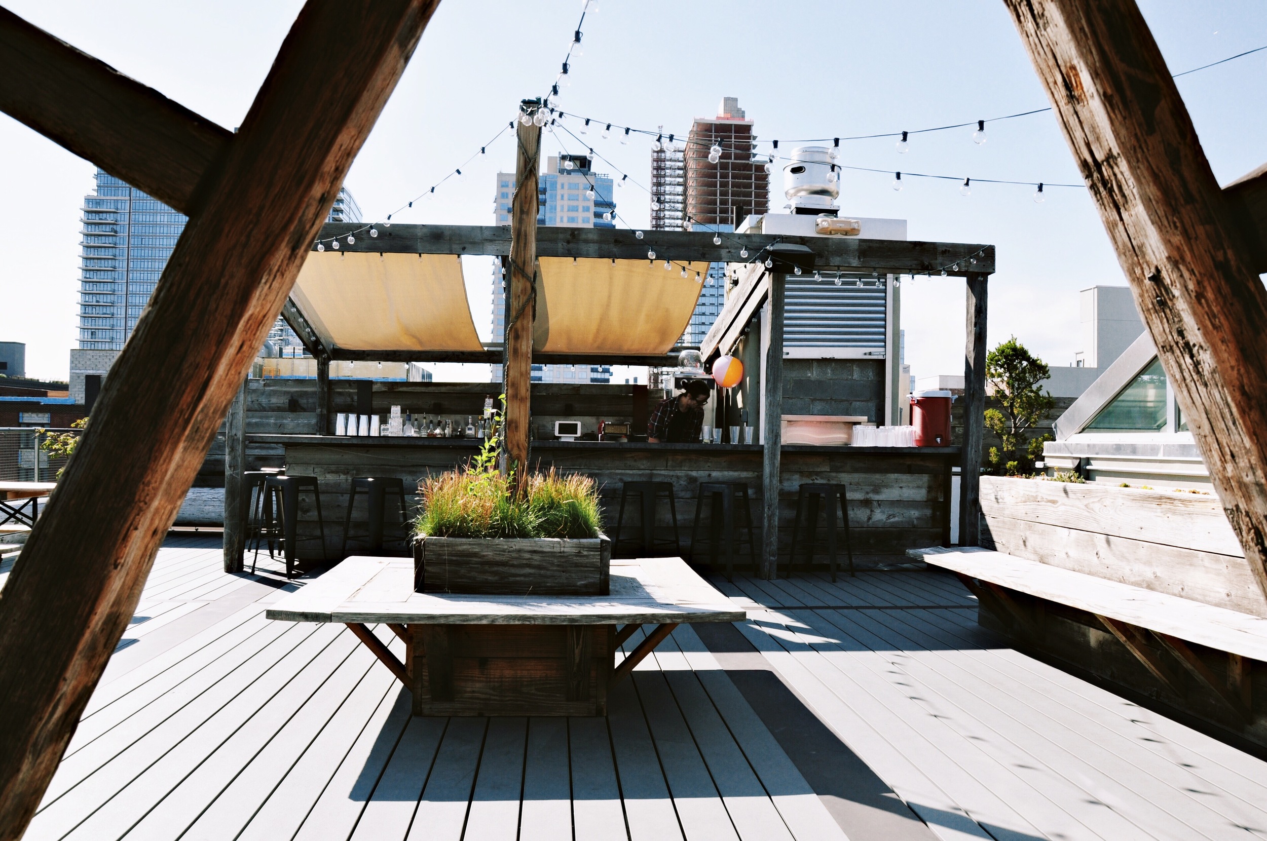 Space Ninety 8, Rooftop on the Urban Outfitters building in Williamsburg.