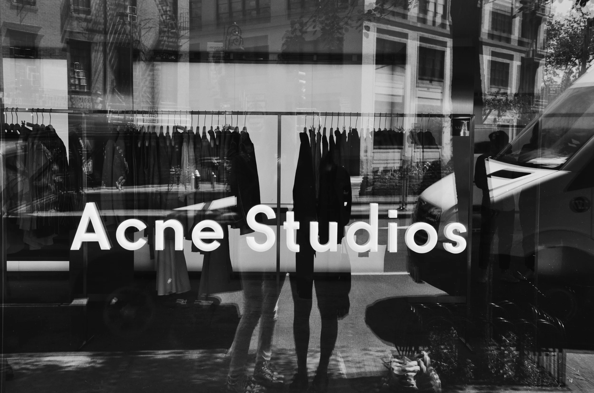 View from the window of Acne Studios Horatio Street.