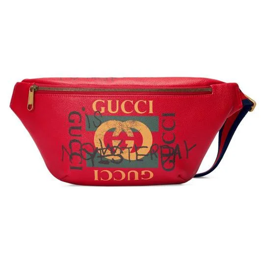 gucci graffiti fanny pack