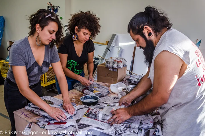 Art Build for the Indigenous Contingent