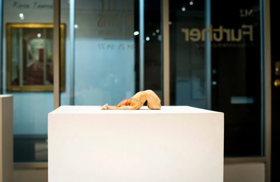 Present Polymer clay, spray paint, acrylic, and aluminum foil, 6½ x 3 x 1¾", 2014 © Jessica Locklar