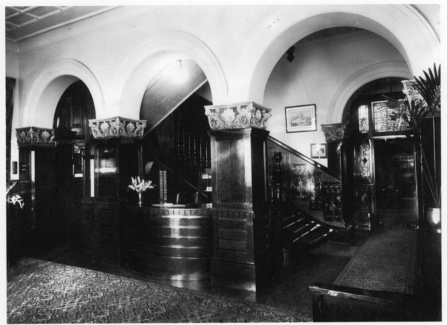  FOYER AND STAIRCASE, 1934  Image courtesy of State Library of Western Australia: 102463PD 