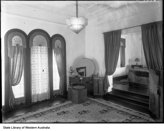  BEDROOM, C1935  Image courtesy of State Library of Western Australia: 013190PD 