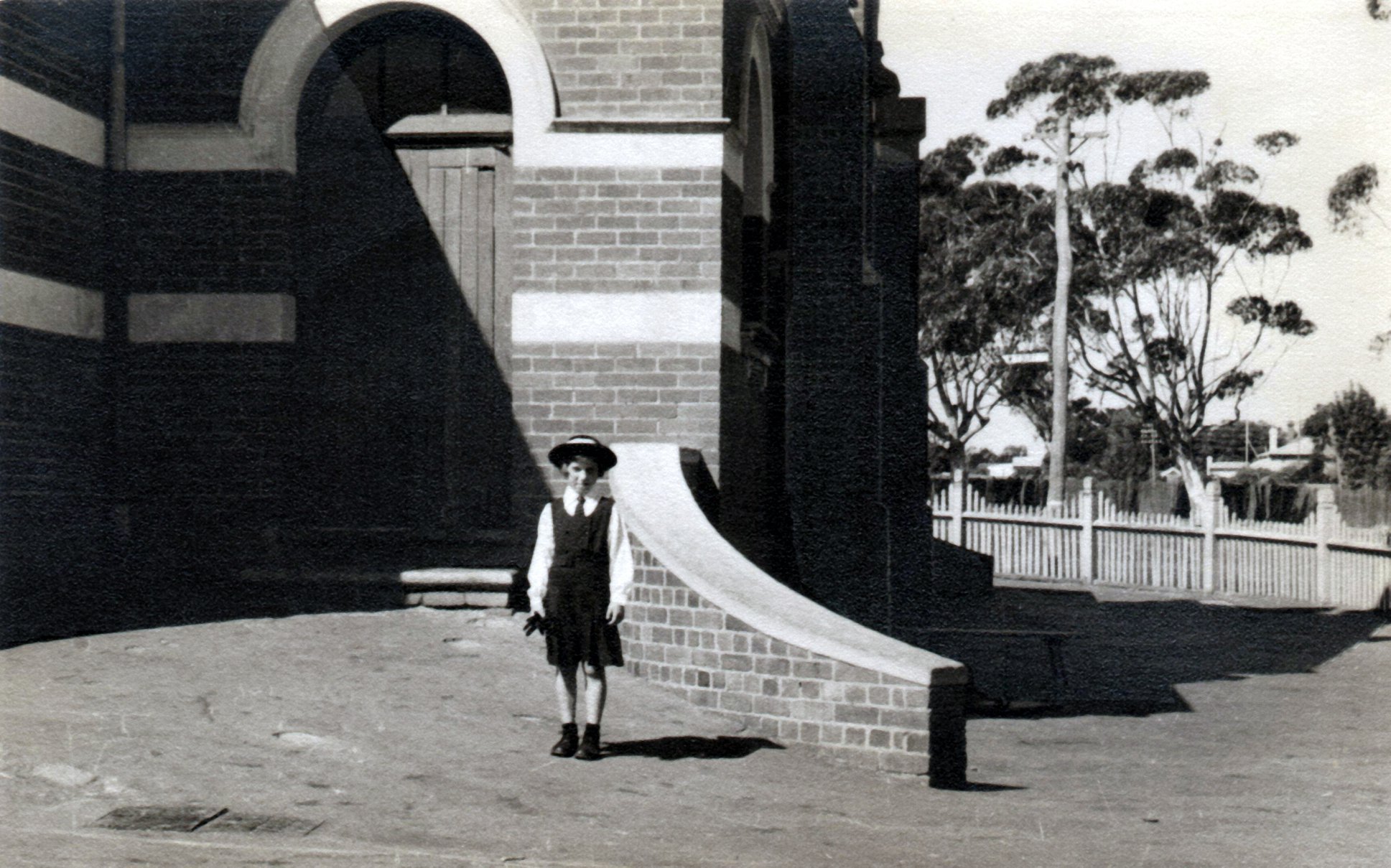  Sophia Wisniewska at St Joseph’s (Brigidine) Primary School on the corner of McCourt Street, West Leederville, and Salvado Road, Subiaco/Wembley, 1953. Photo courtesy Sophia Gatti (Wisniewska 1960). 