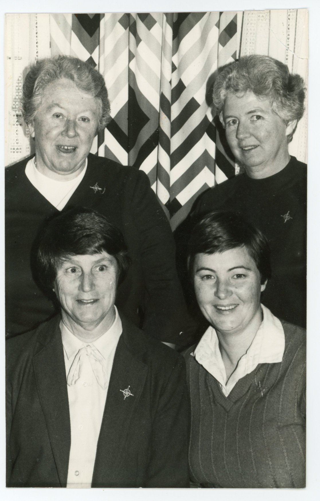  1983 - West Australian Brigidines in Wembley Community Rear: Carmel Gravenall, Dorothea Hickey Front: Bernice Tonkin, Carmel Gentelli 