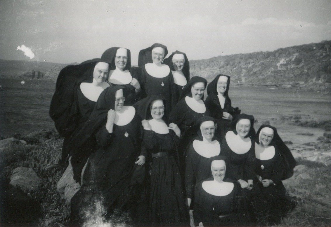 Brigidine Sisters on holiday at Margaret River, 1965